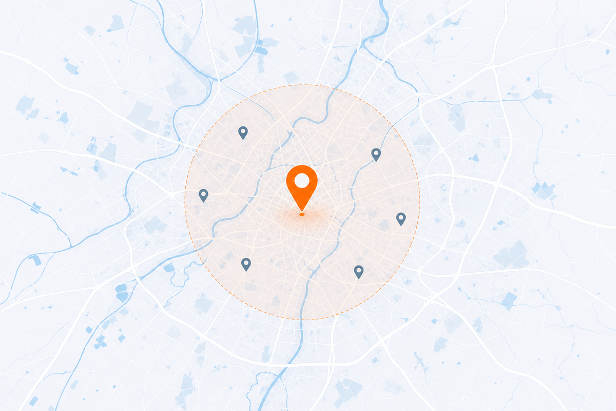 Mapa ilustrativo de la zona de atención en Buenos Aires